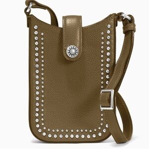 Brighton Pretty Tough Phone Organizer NWT E5532V Olive green color